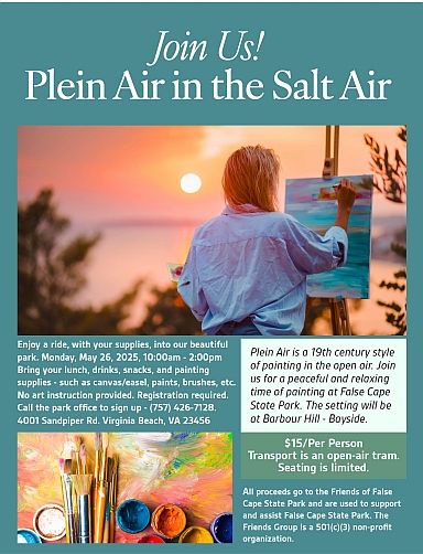 Join Us! Plein Air in the Salt Air - May 26th